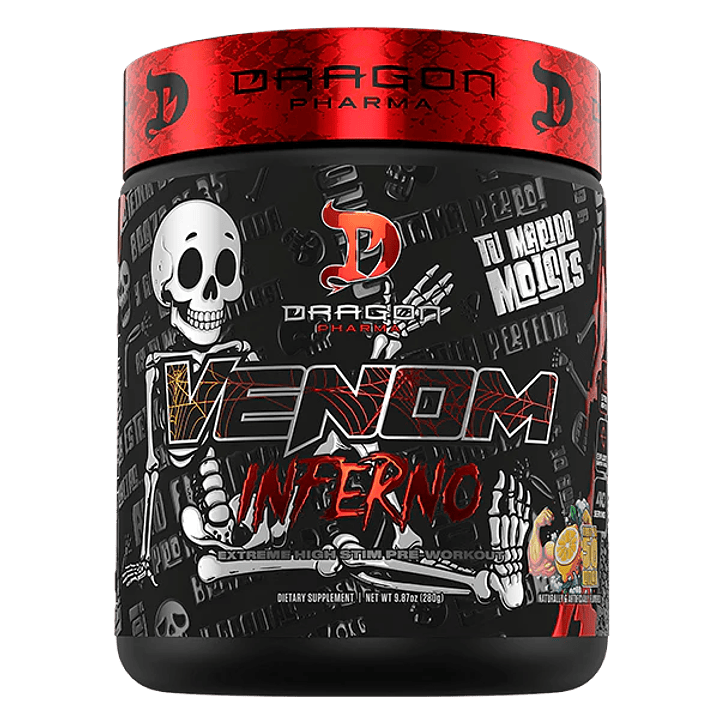 VENOM INFERNO “Tu Marido MOISES” USA – 280 grs / 40 servicios, brazo de 50 limón (LIMITED EDITION) 1