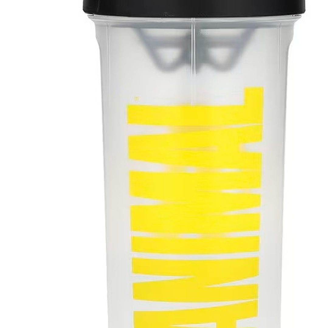 ANIMAL Shaker transparente Logo Amarillo 1