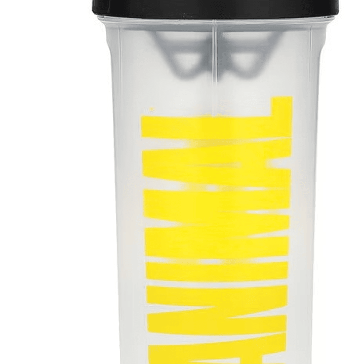 ANIMAL Shaker transparente Logo Amarillo 1