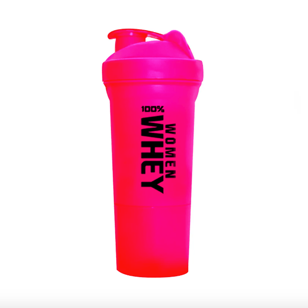 Shaker 400ml - Women Whey con compartimiento 1