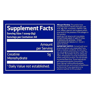 Creatina USN 300 Grs Sin sabor 60 servicios