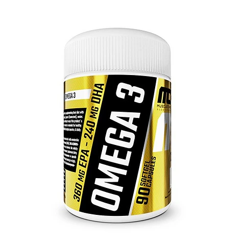 Omega 3 1000, 90 cápsulas -Muscle Care
