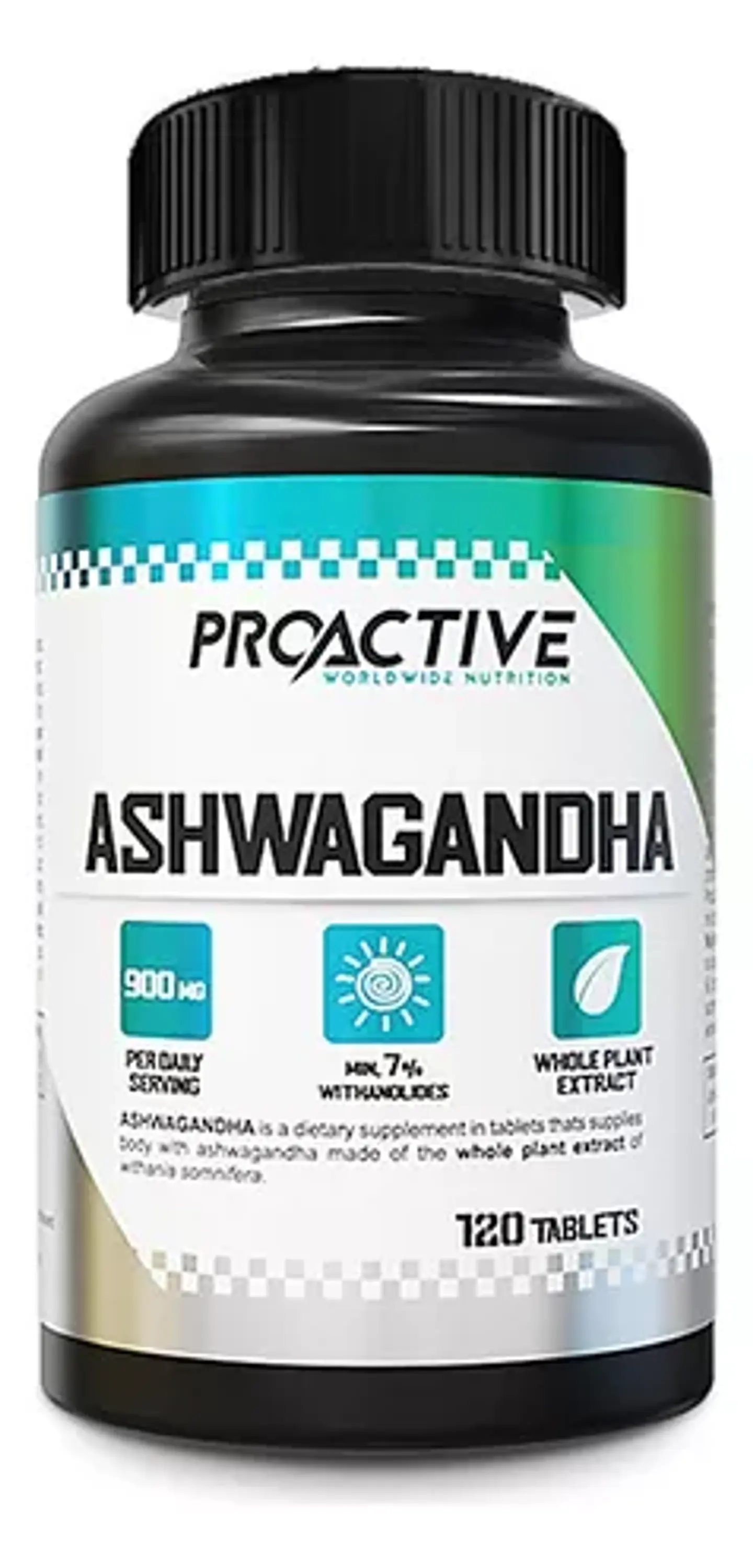 Ashwagandha 120 tabletas Proactive 1