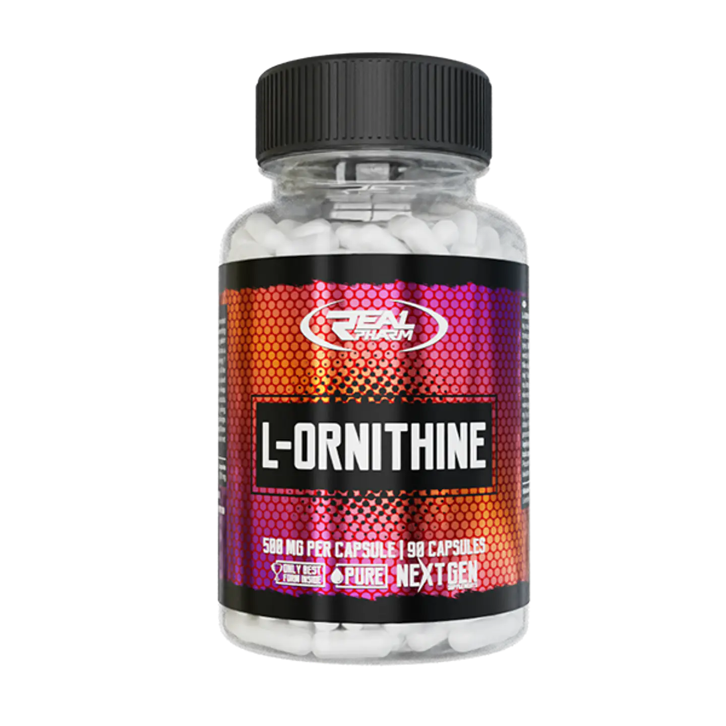 L-Ornitina 90 capsulas - Real Pharm 1