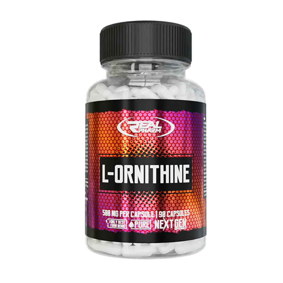 L-Ornitina 90 capsulas - Real Pharm 1