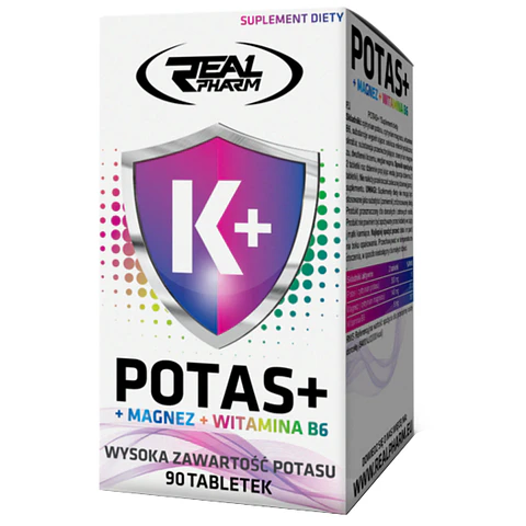 Potasio+Magnesio y B6 90 tabletas Real Pharm