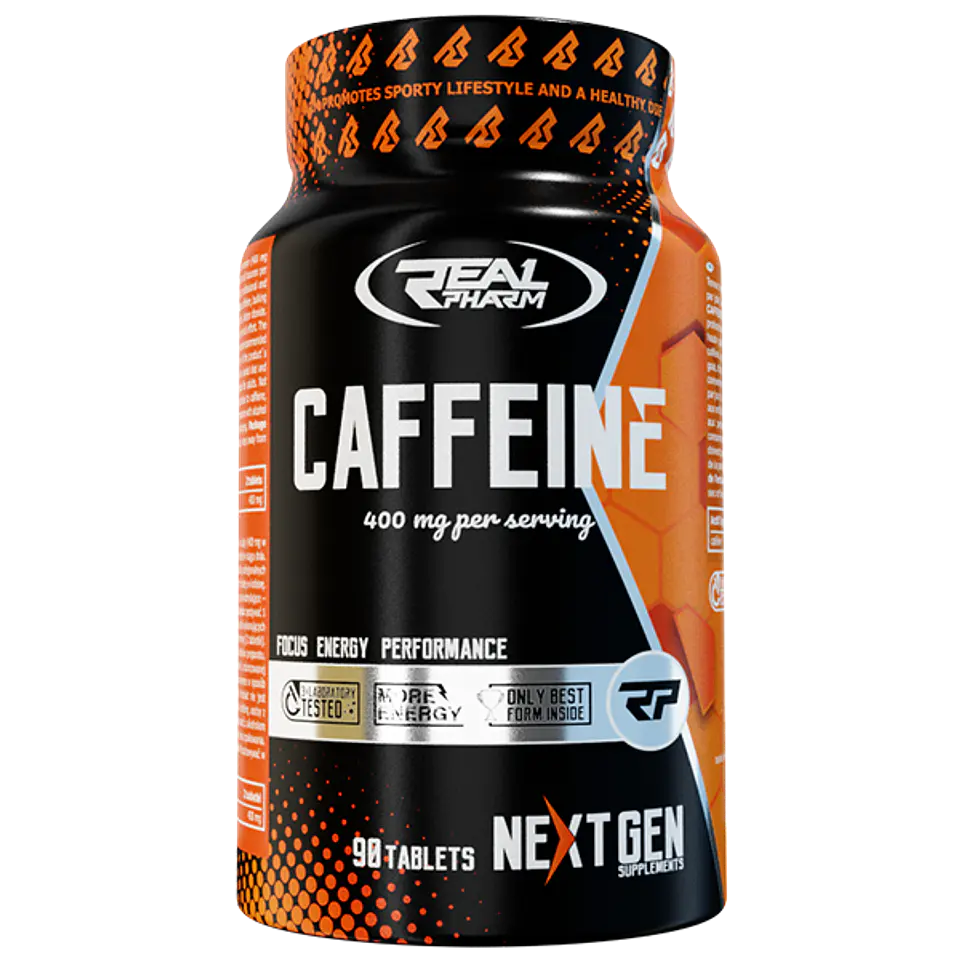Cafeína  90 capsulas Real Pharm 1