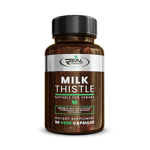 Milk Thistle estandarizado 500mg 90 vege caps - Real Pharm