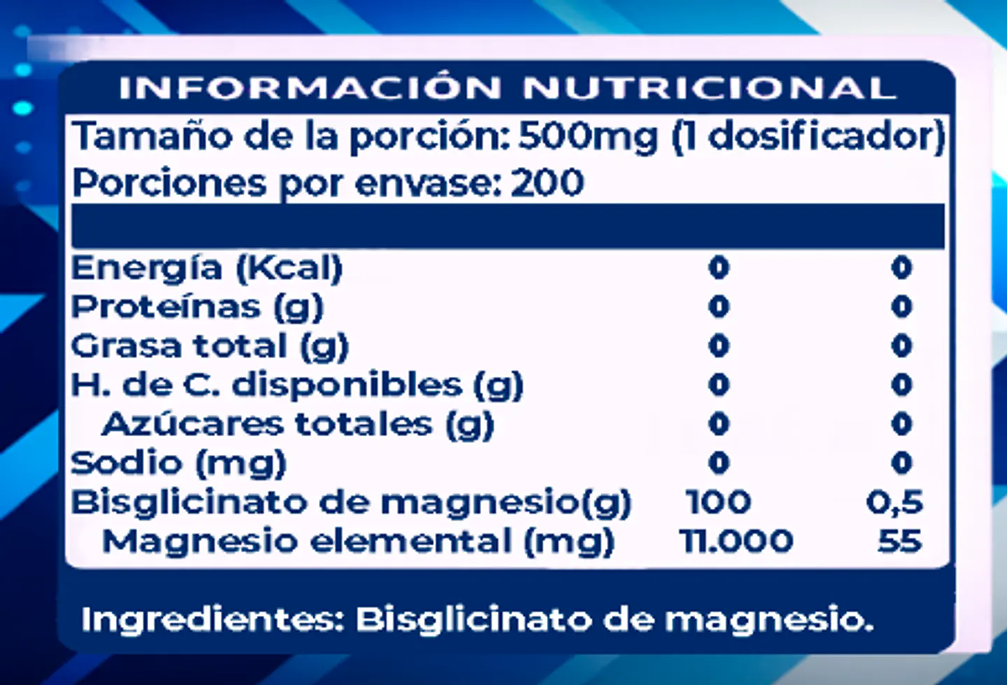 Bisglicinato de Magnesio polvo 100g- Magmagen 2
