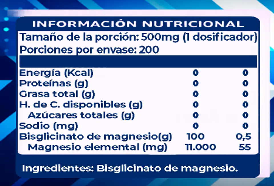 Bisglicinato de Magnesio polvo 100g- Magmagen 2