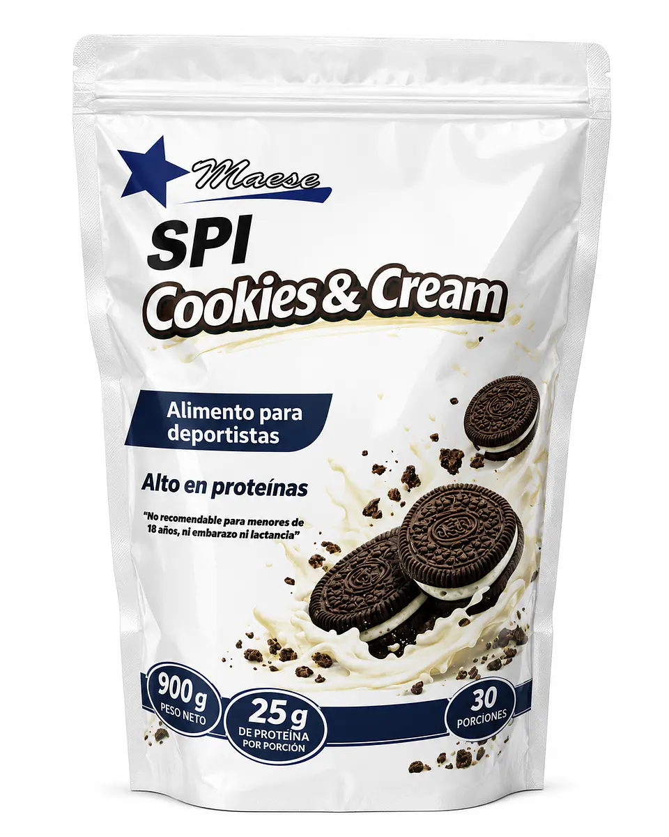 SPI Sabores - Proteína Aislada de Soya Sabores 2lb (900g) Maese 4