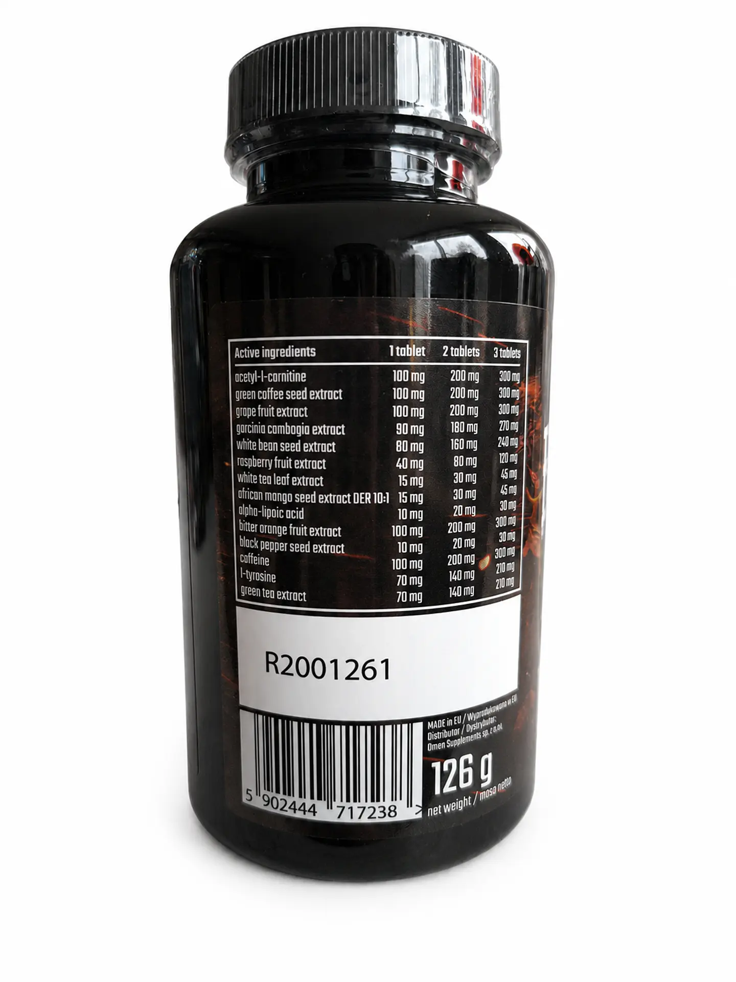 Omen Fat  Burner Hardcore (90 tablets) 2