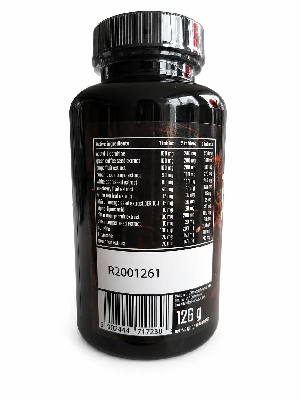 Omen Fat  Burner Hardcore (90 tablets) 2