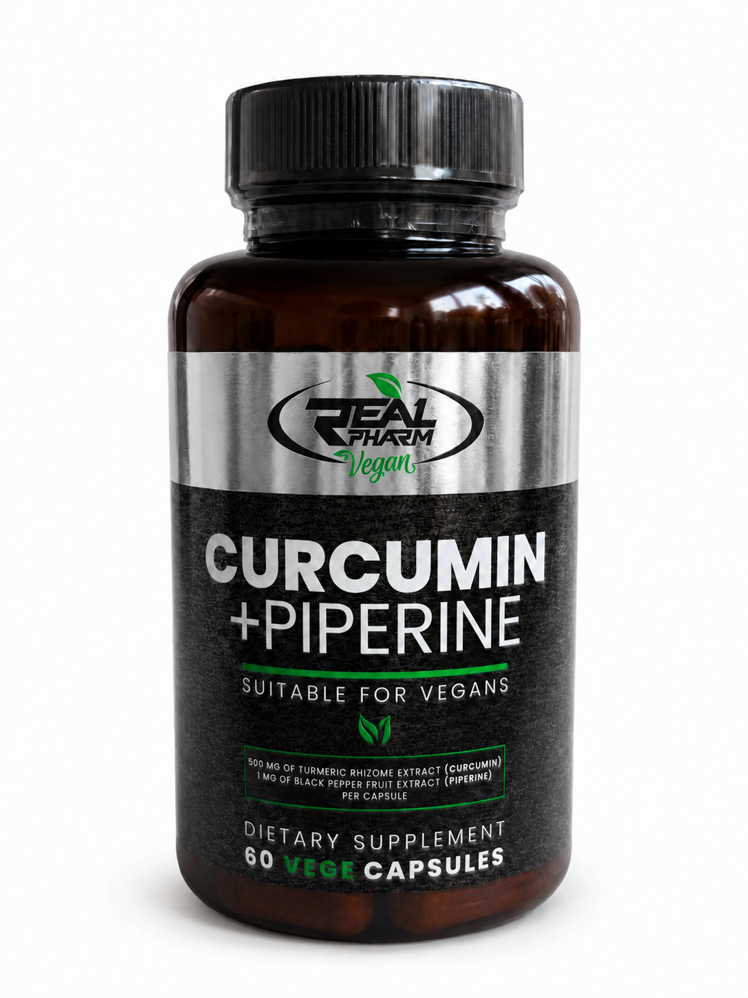 Curcumin + Piperine VEGE 60 caps - Real Pharm