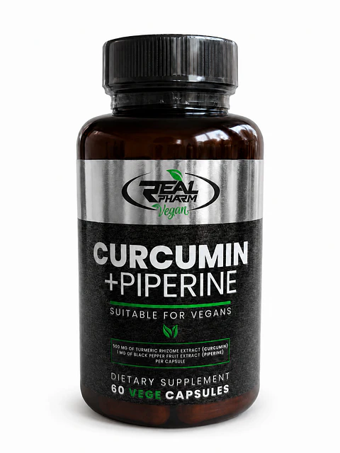  Curcumin + Piperine VEGE - Real Pharm