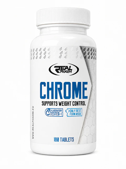 Picolinato De Cromo 180 Tabs. Real Pharm