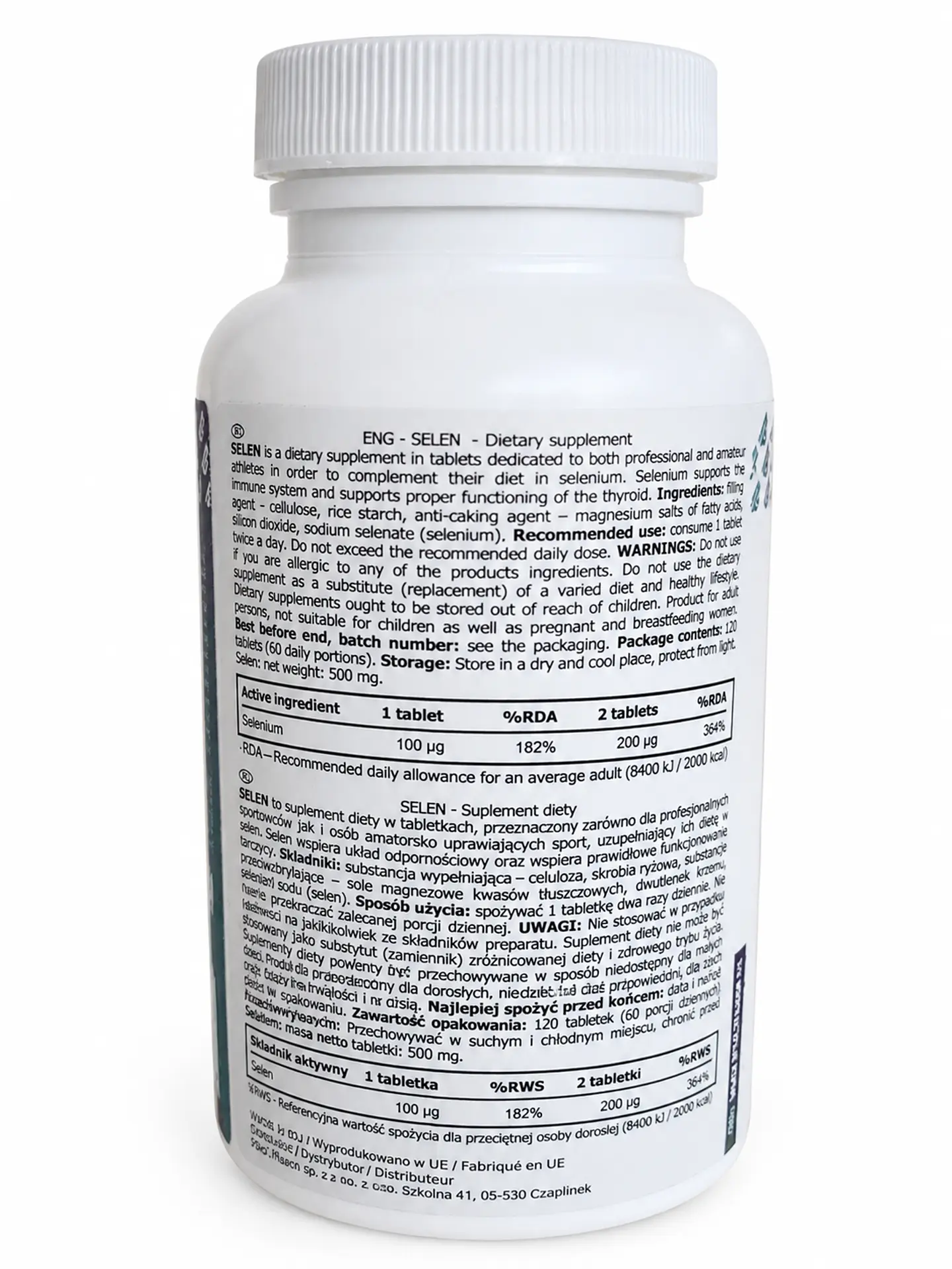 Selenio 120 Tabletas 100mcg - Real Pharm 2