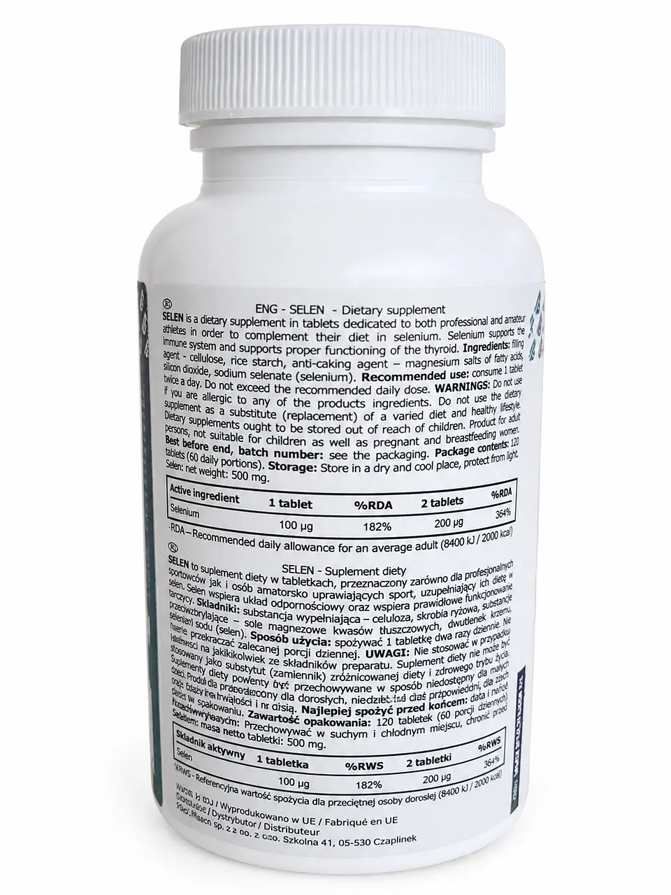 Selenio 120 Tabletas 100mcg - Real Pharm 2