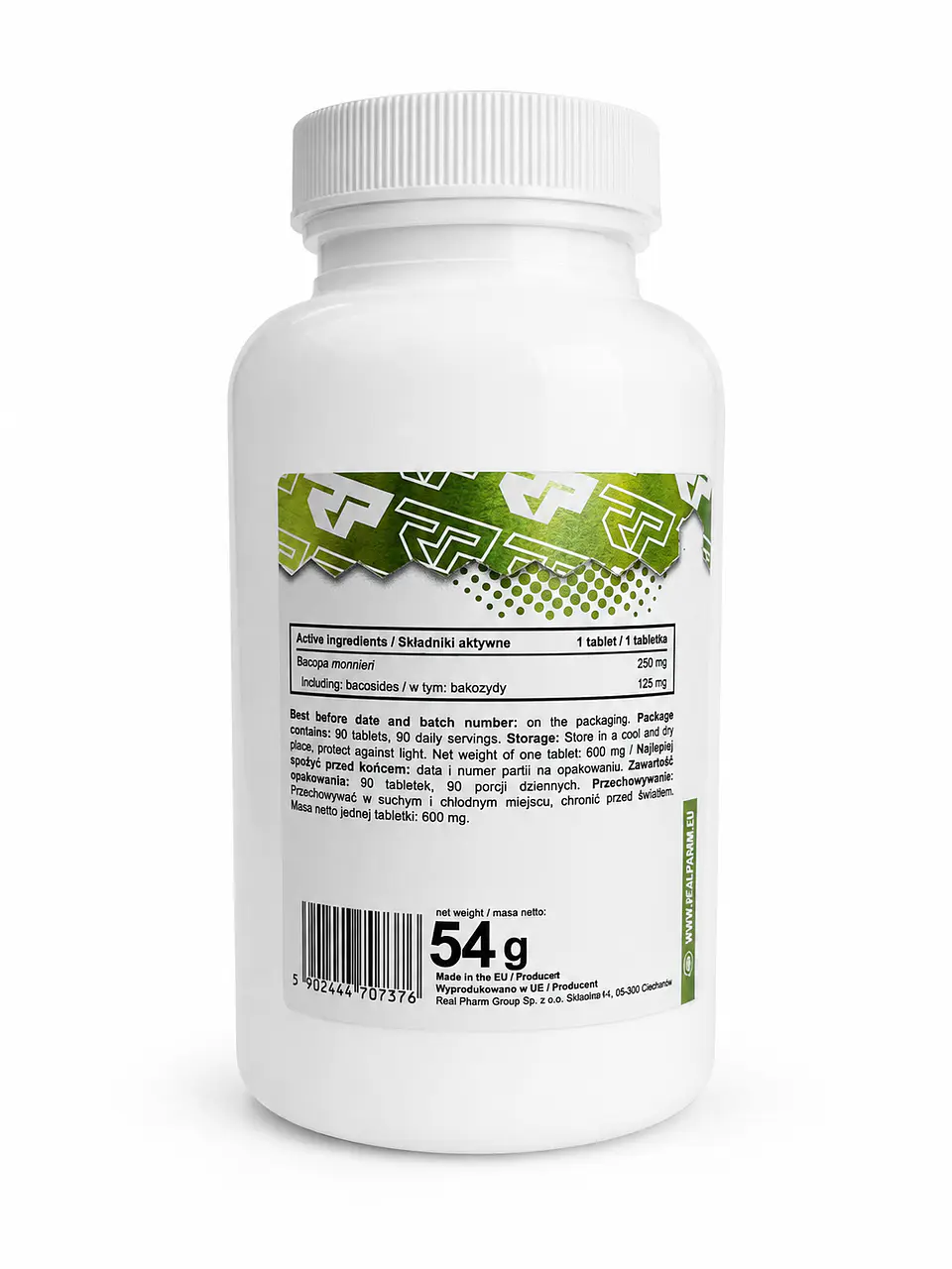Bacopa 90 tabletas- Real Pharm 3