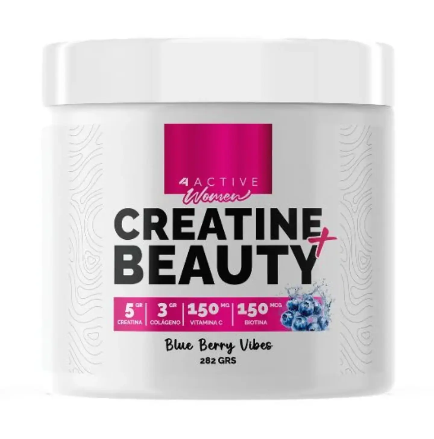 Creatina Beauty 282g sabores 4Active  1