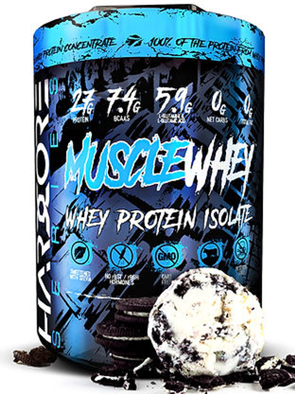 Muscle Whey ISOLATE - 4.8 lbs / 64 servicios, cookies extreme 1