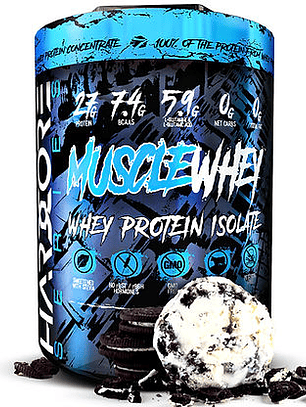 Muscle Whey ISOLATE - 4.8 lbs / 64 servicios, cookies extreme
