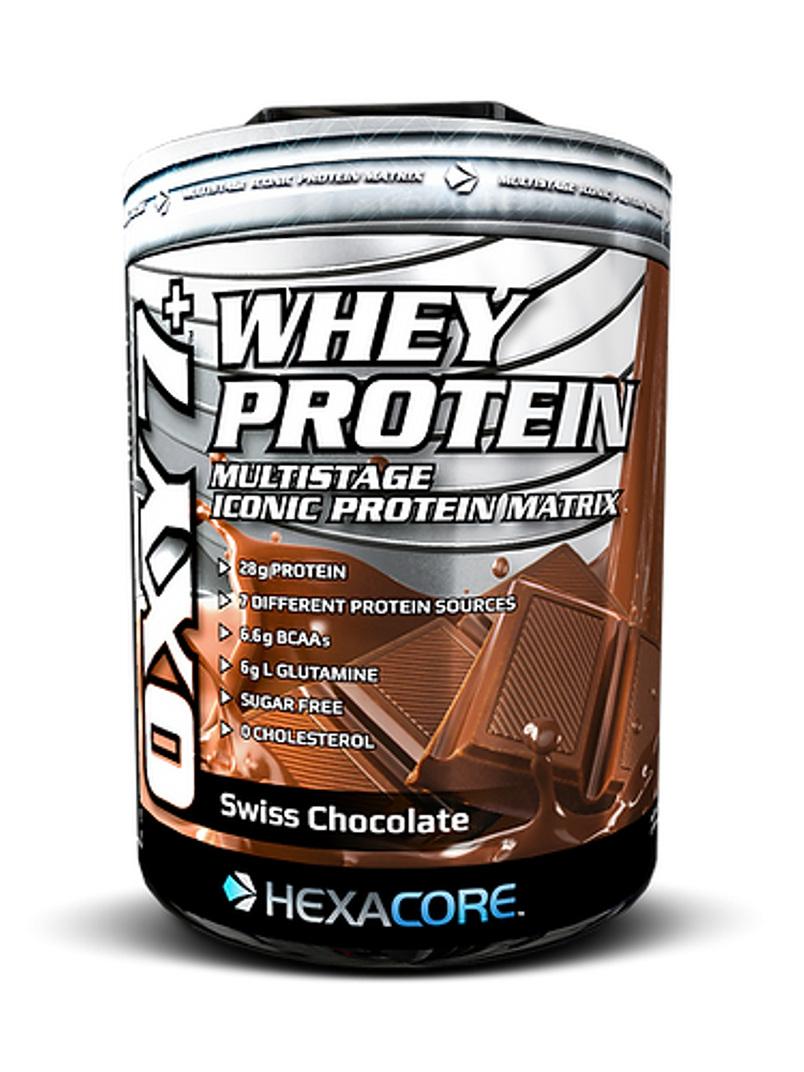 OXY 7 Whey Protein - 5 lbs / 67 servicios, swiss chocolate 1