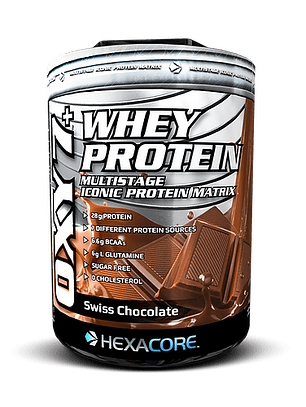 OXY 7 Whey Protein - 5 lbs / 67 servicios, swiss chocolate