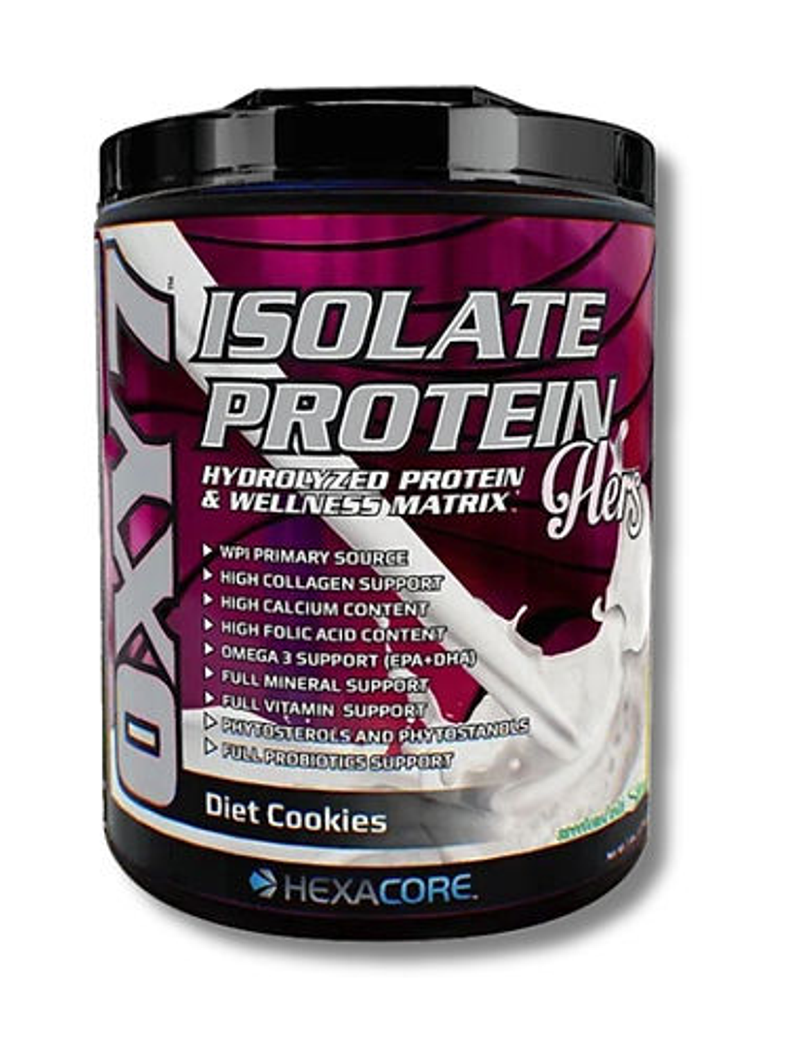 OXY 7 HERS ISOLATE Whey Protein - 5 lbs / 60 servicios, diet cookies 1