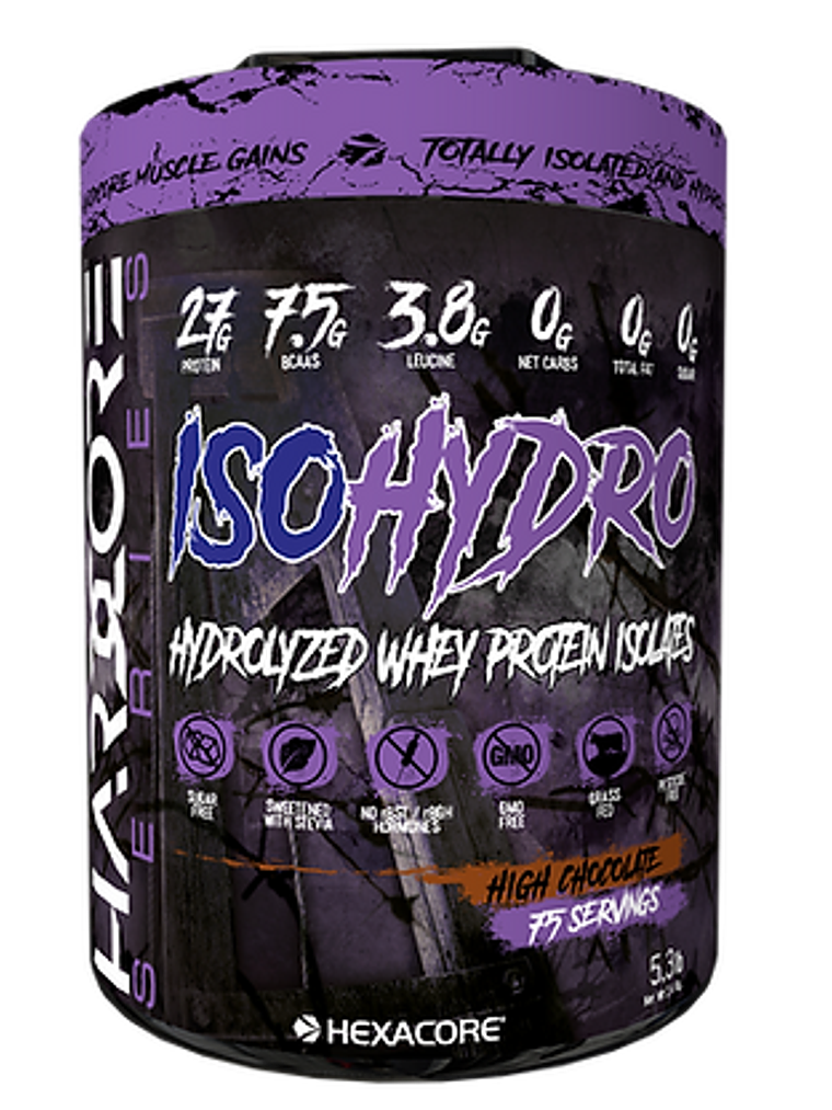 ISO HYDRO Hydrolyzed Whey Protein - 5.3 lbs / 75 servicios, high chocolate 1