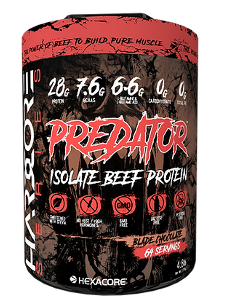 PREDATOR Isolate BEEF Protein - 4.8 lbs / 64 servicios, blade chocolate 1