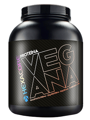 Proteína VEGANA - 5 lbs / 76 servicios, galletas & crema