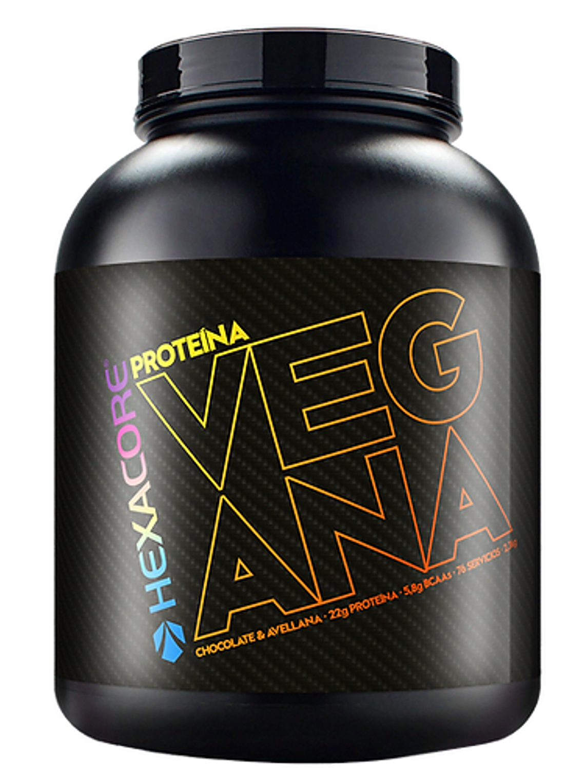 Proteína VEGANA - 5 lbs / 76 servicios, chocolate & avellana 1