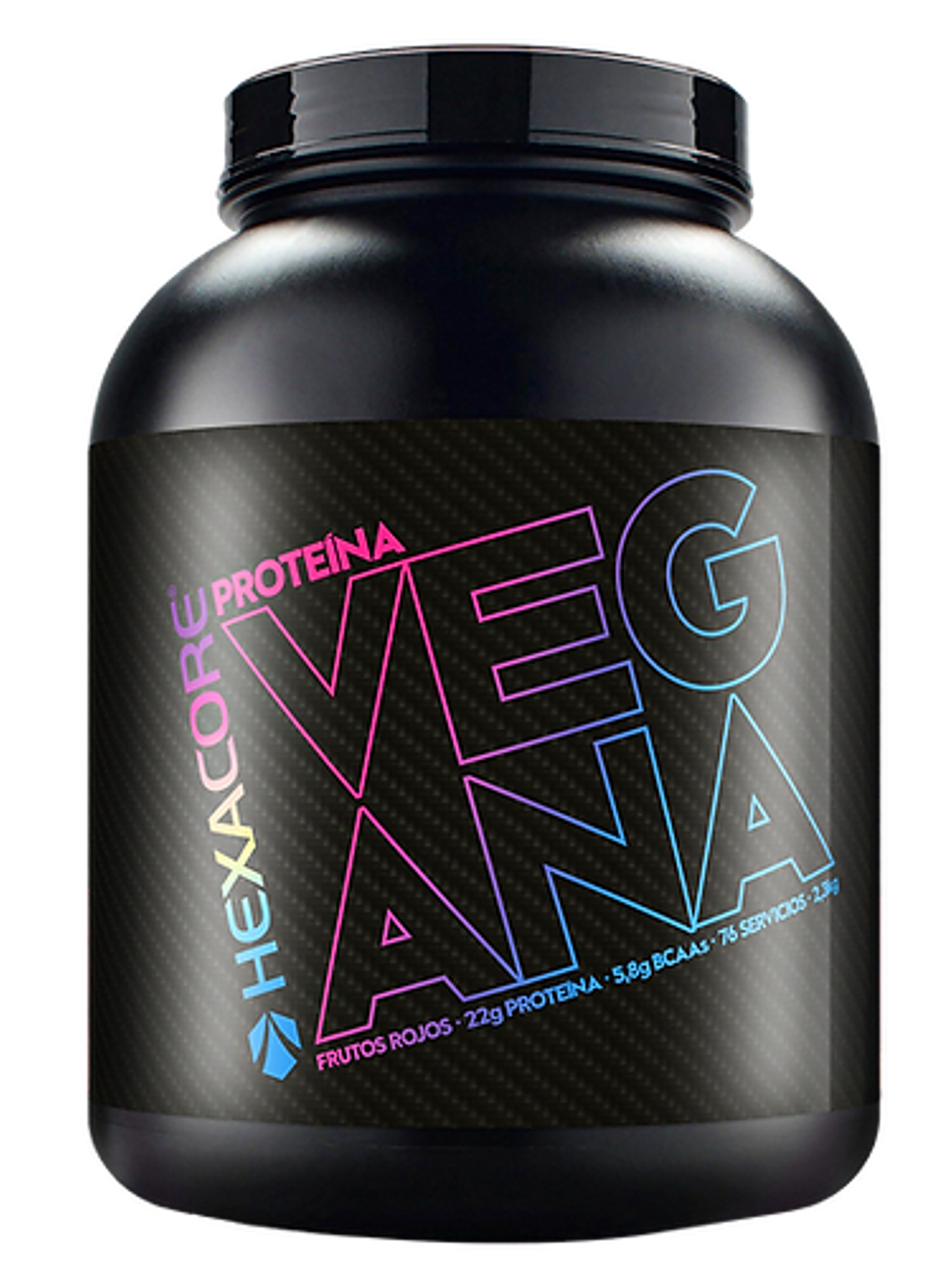 Proteína VEGANA - 5 lbs / 76 servicios, frutos rojos 1
