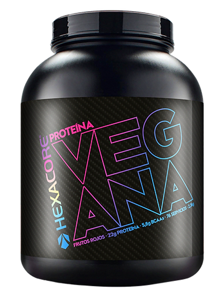 Proteína VEGANA - 5 lbs / 76 servicios, frutos rojos 1