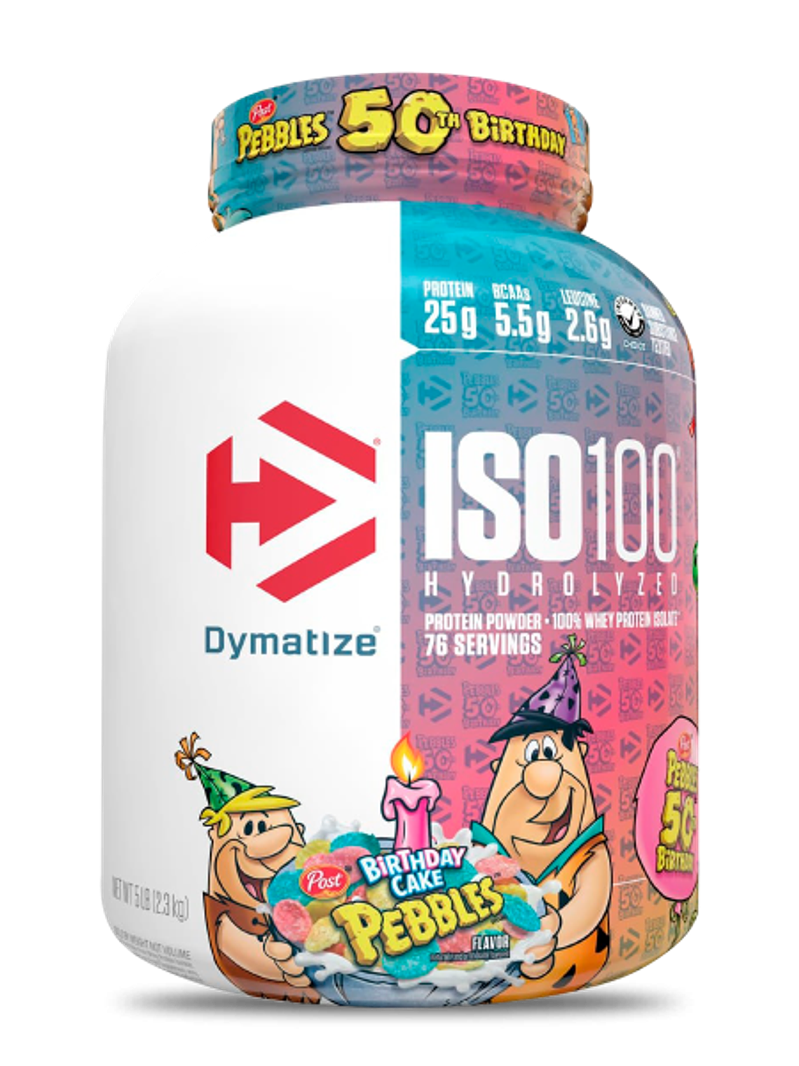 ISO 100 Hydroyzed - 5 lbs / 75 servicios, birthday cake pebbles 1