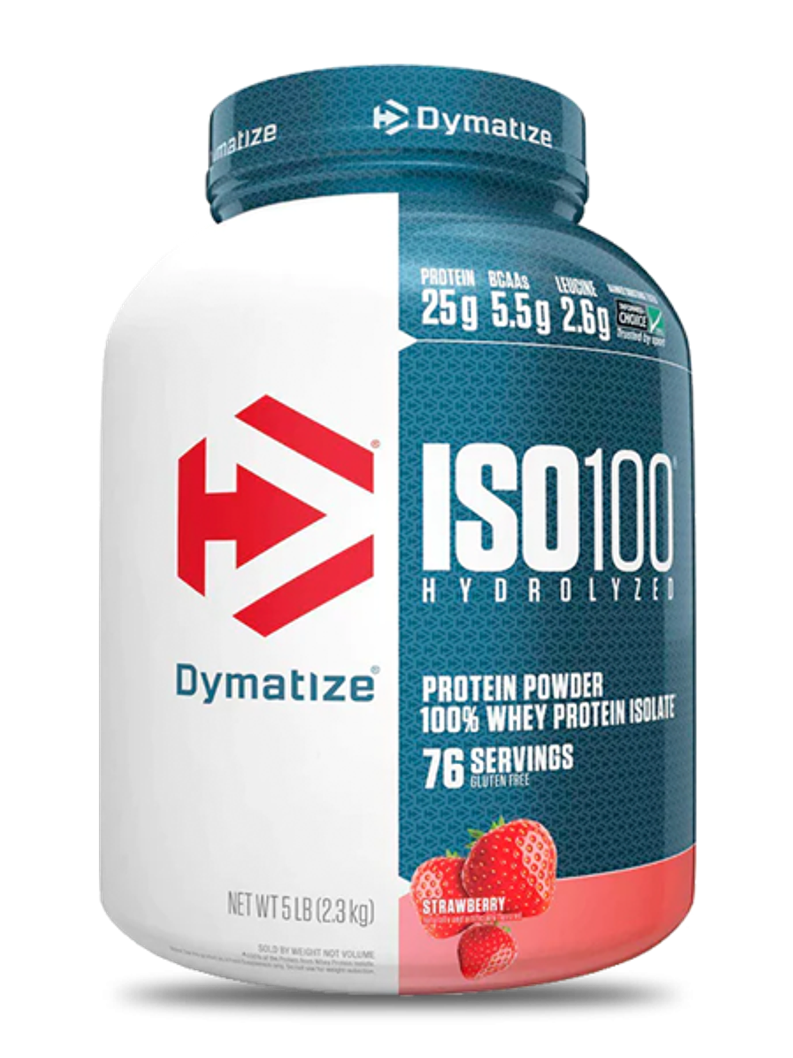 ISO 100 Hydroyzed - 5 lbs / 76 servicios, strawberry 1