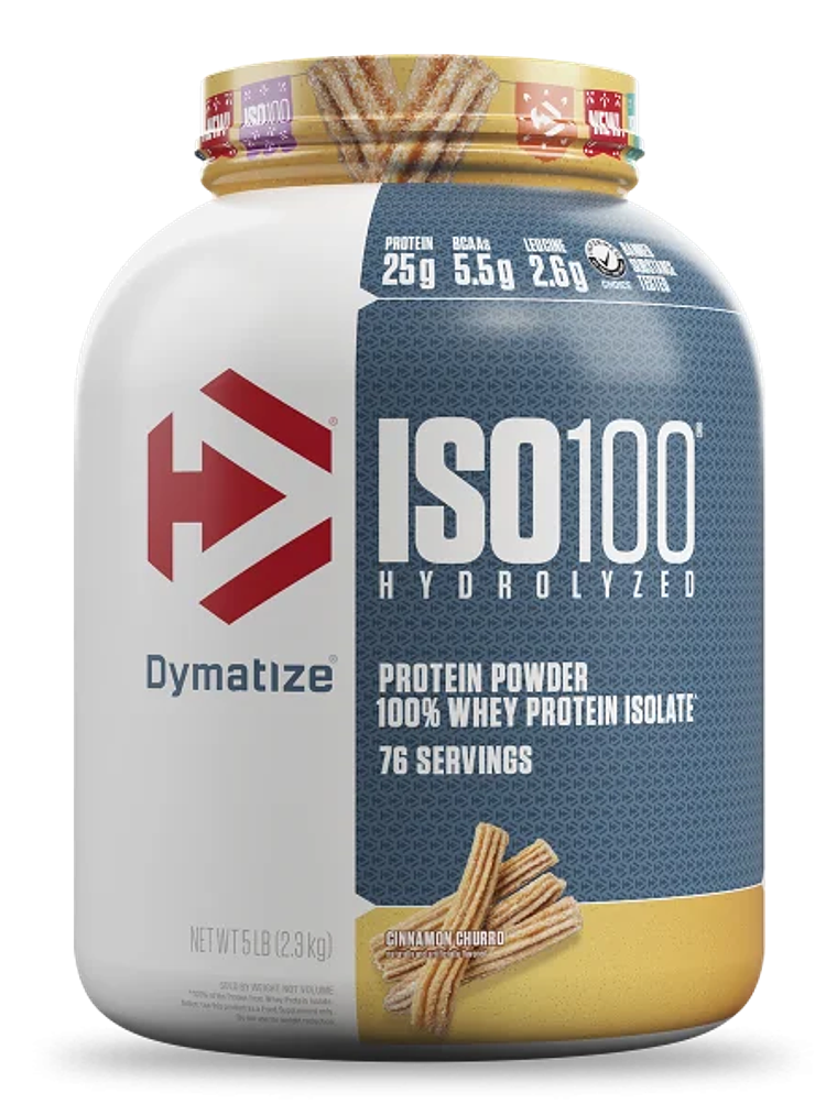 ISO 100 Hydrolyzed - 5 lbs / 76 servicios, cinnamon churro 1