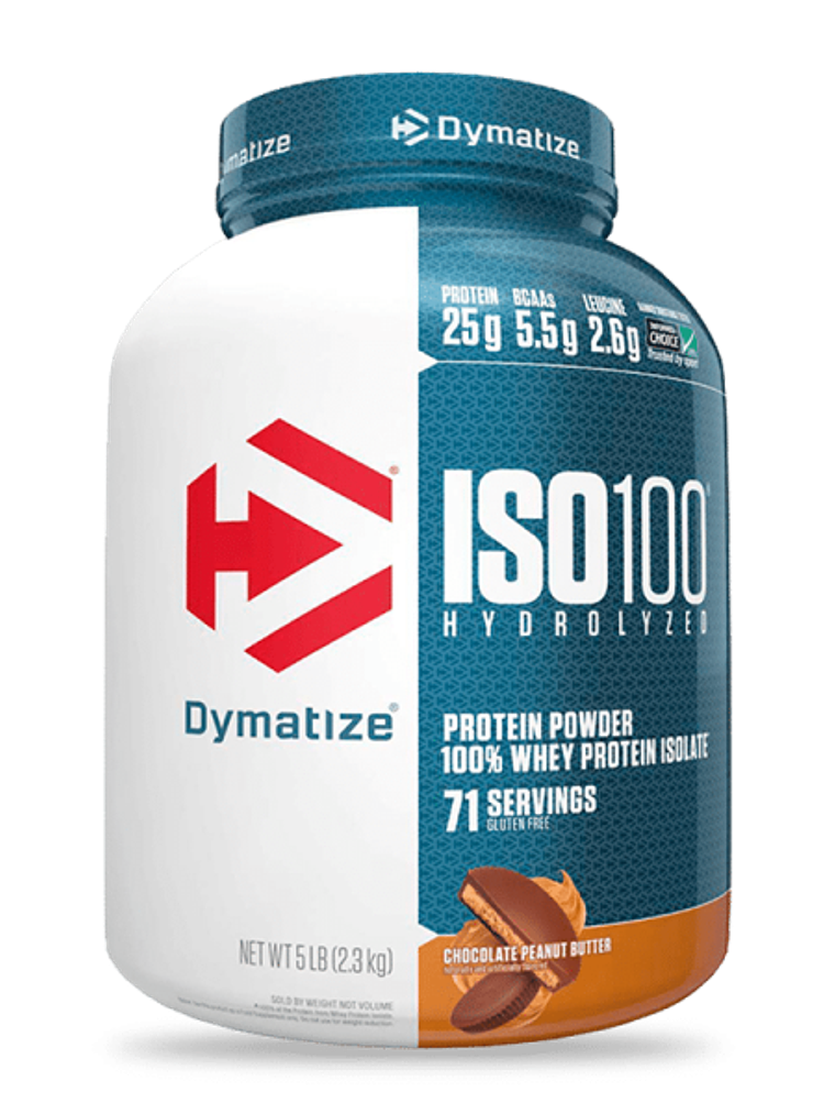 ISO 100 Hydrolyzed - 5 lbs / 71 servicios, chocolate peanut butter 1