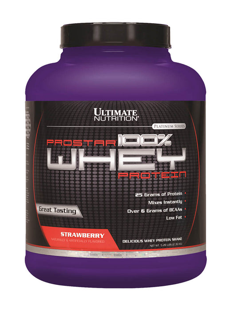 PROSTAR 100% Whey Protein - 5.28 lbs / 80 servicios, strawberry 1