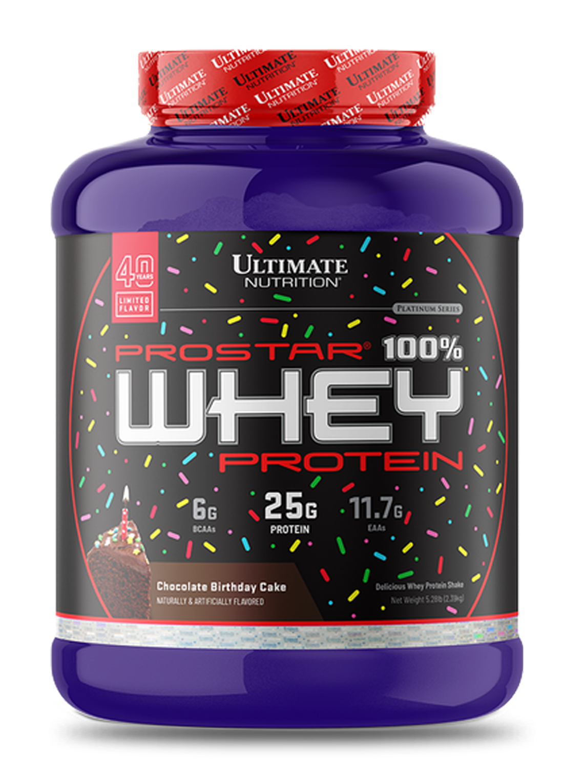 PROSTAR 100% Whey Protein - 5.28 lbs / 80 servicios, chocolate birthday cake 1