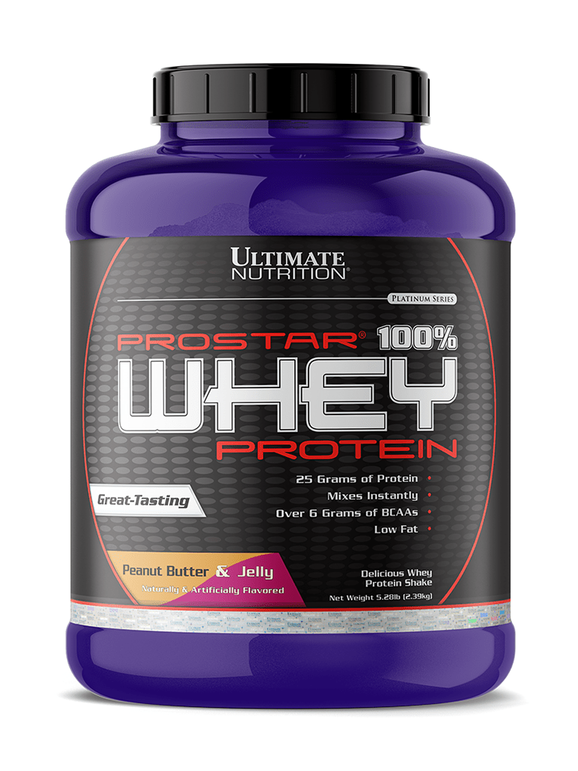 PROSTAR 100% Whey Protein - 5.28 lbs / 80 servicios, peanut butter & jelly 1