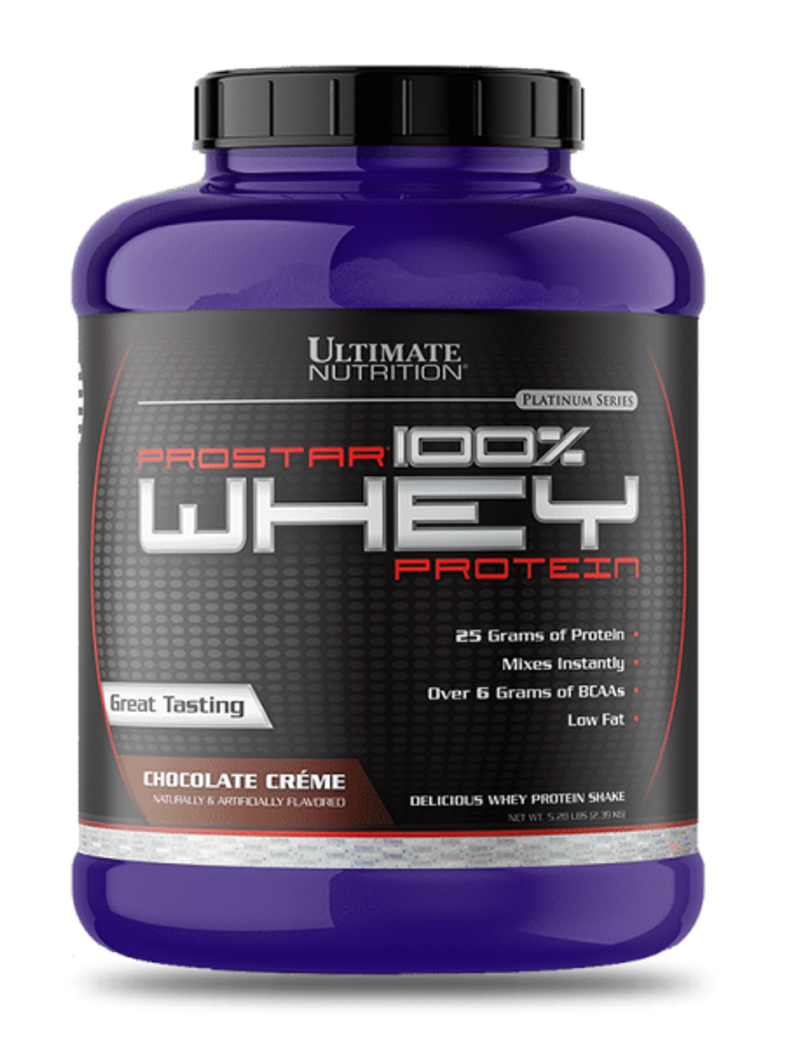 PROSTAR 100% Whey Protein - 5.28 lbs / 80 servicios, chocolate créme 1