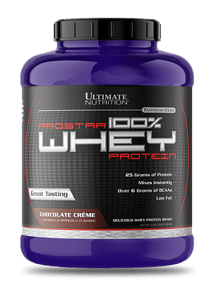 PROSTAR 100% Whey Protein - 5.28 lbs / 80 servicios, chocolate créme