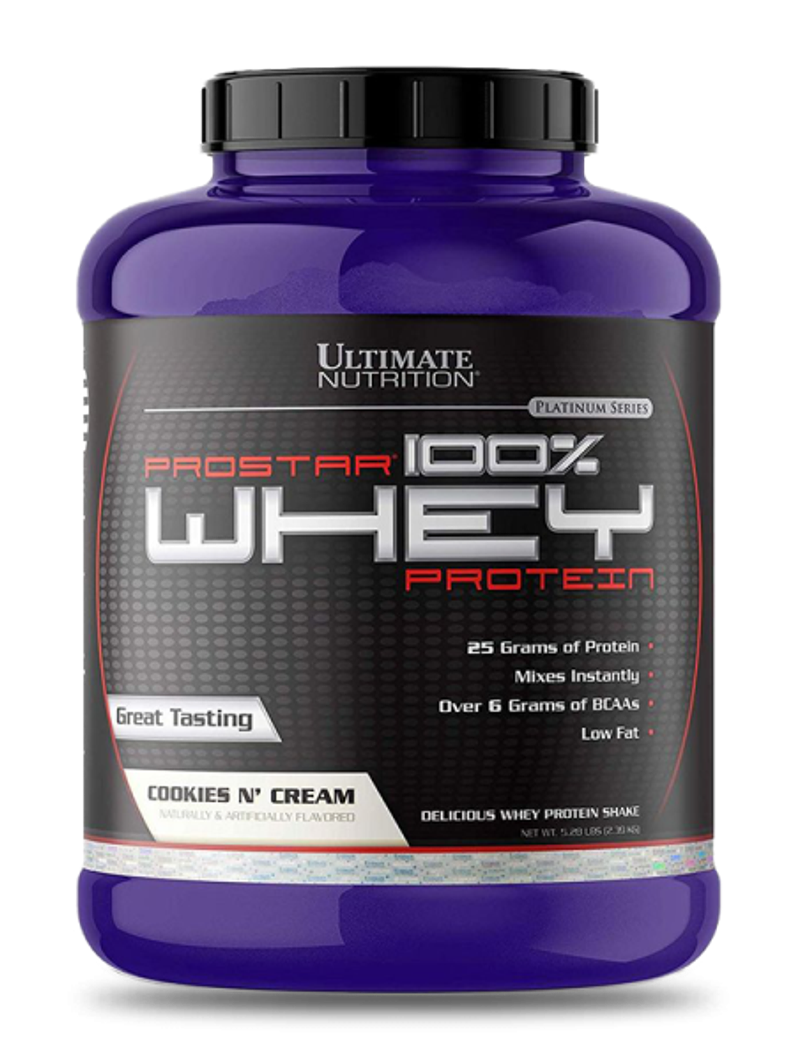 PROSTAR 100% Whey Protein - 5.28 lbs / 80 servicios, cookies N’ cream 1