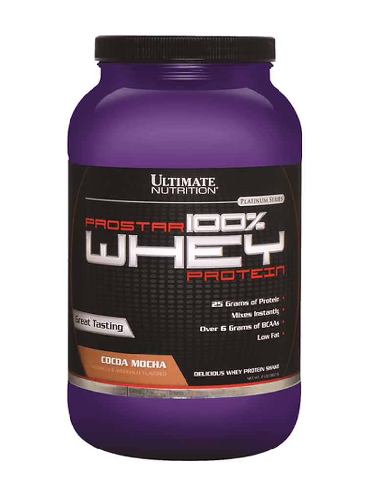 PROSTAR 100% Whey Protein - 2 lbs / 30 servicios, cocoa mocha 1
