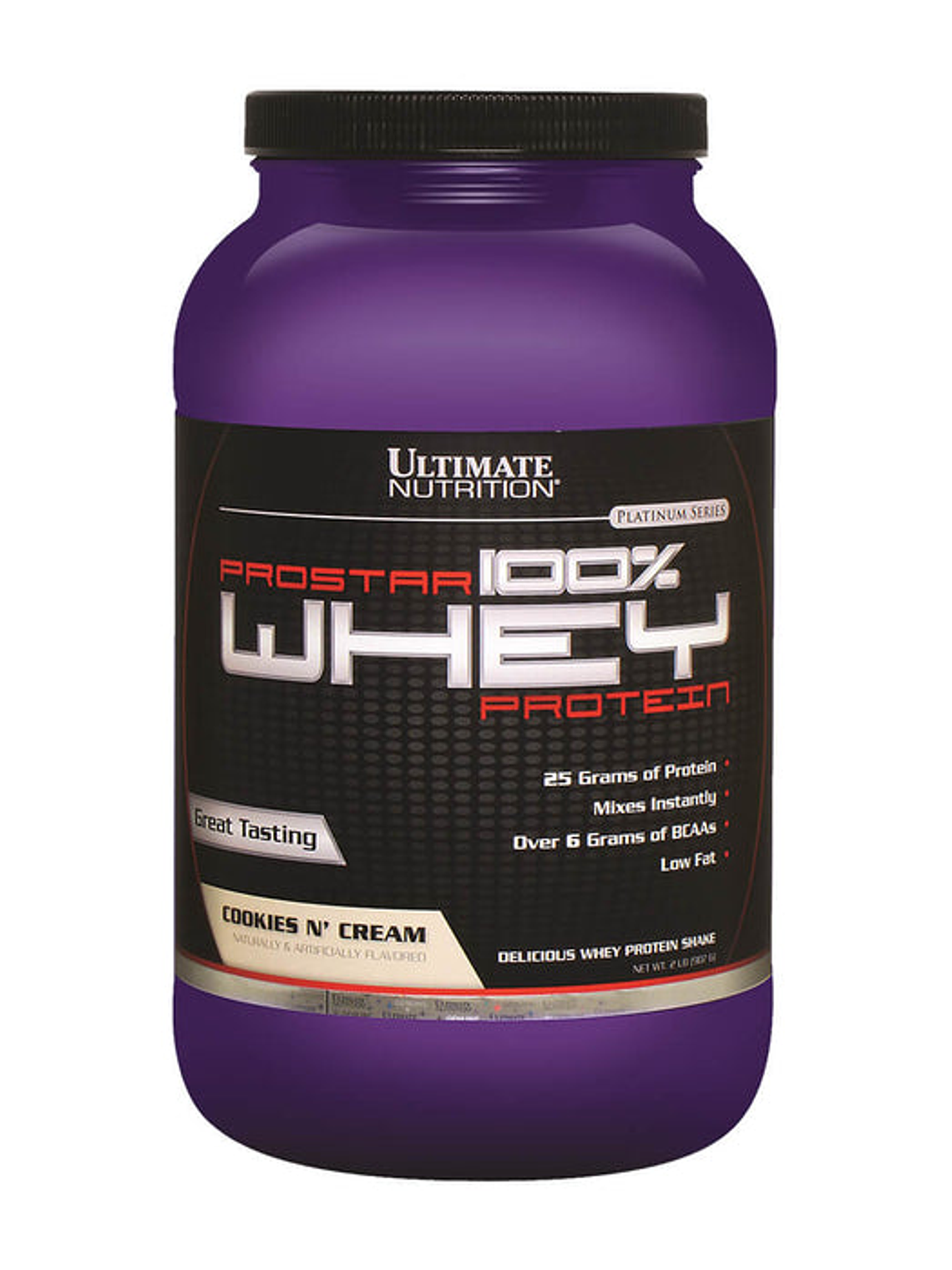 PROSTAR 100% Whey Protein - 2 lbs / 30 servicios, cookies N’ cream 1