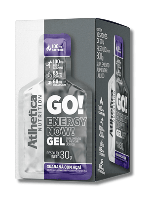 Gel GO! Energy Now! - 10 sachets / 30 grs, guaraná con acaí
