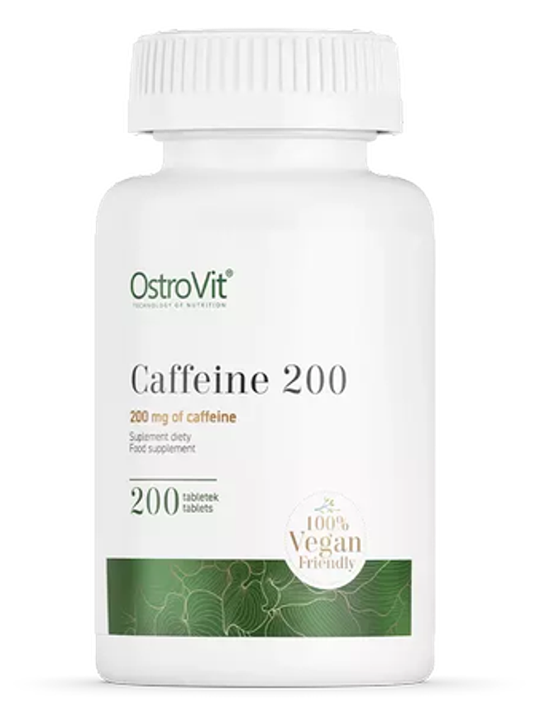 CAFFEINE 200 mg - 200 tabs / 200 servicios $7.500 1