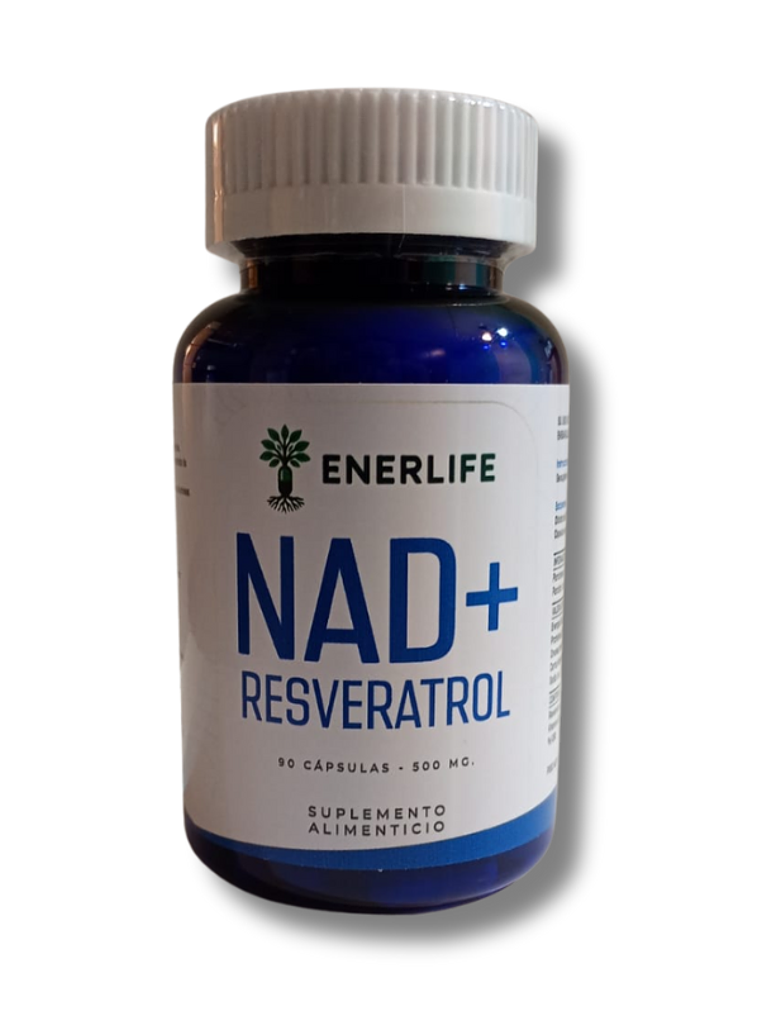 NAD + RESVERATROL 500 mg - 90 caps / 45 servicios 1